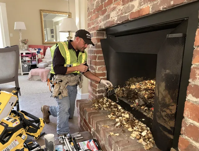 Safe screening installation by Seymour Chimney Sweep in Seymour, CT