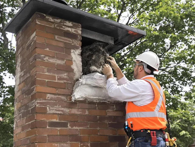 Humane removal of debris and animals by Seymour Chimney Sweep in Seymour, CT