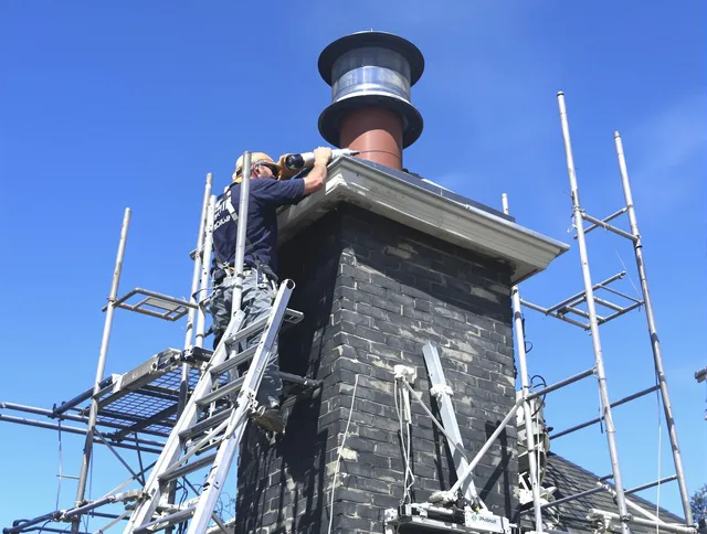 Sturdy chimney crown finished by Seymour Chimney Sweep in Seymour, CT