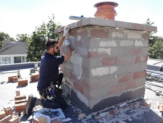 Advanced chimney repair process by Seymour Chimney Sweep in Seymour, CT