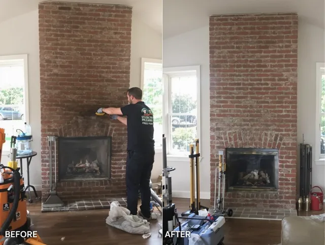 Finished chimney sweeping service by Seymour Chimney Sweep in Seymour, CT