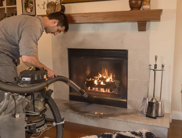 Routine fireplace upkeep by Seymour Chimney Sweep in Seymour, CT