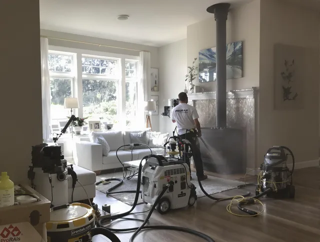 Soot removal service by Seymour Chimney Sweep for a fireplace in Seymour, CT